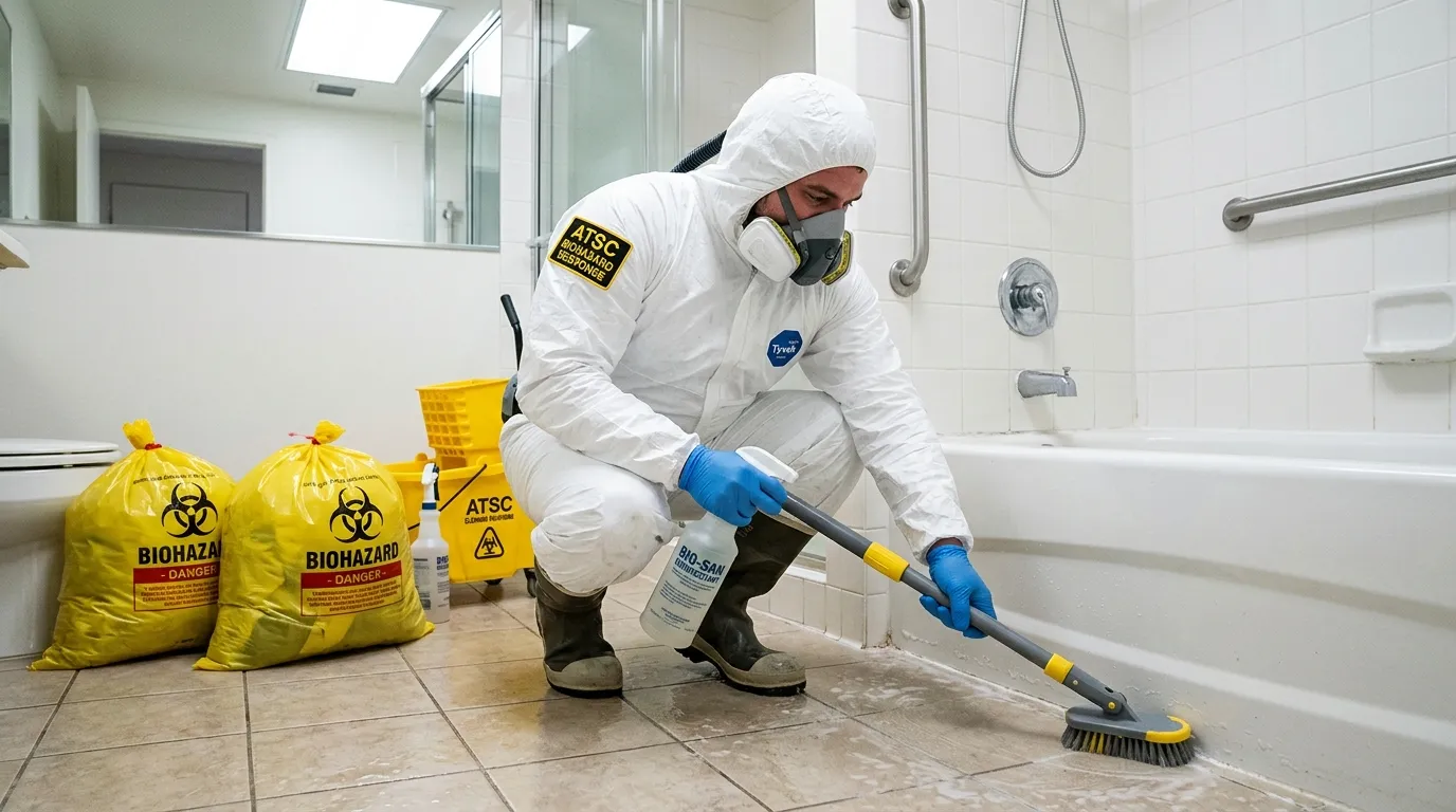 Decontamination equipment deployed for Blood Cleanup in Richton Park